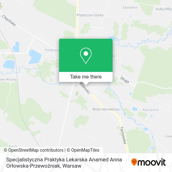 Specjalistyczna Praktyka Lekarska Anamed Anna Orłowska-Przewoźniak map