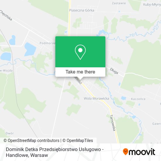 Dominik Detka Przedsiębiorstwo Usługowo - Handlowe map