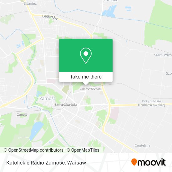 Katolickie Radio Zamosc map