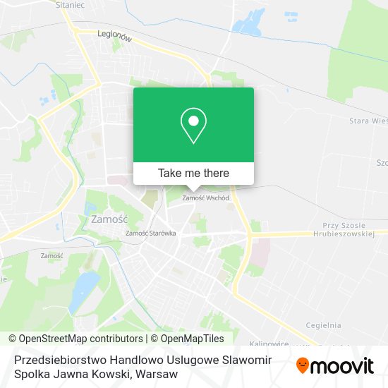 Przedsiebiorstwo Handlowo Uslugowe Slawomir Spolka Jawna Kowski map