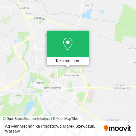 Ag-Mar Mechanika Pojazdowa Marek Szewczuk map