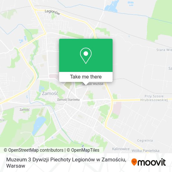 Muzeum 3 Dywizji Piechoty Legionów w Zamościu map