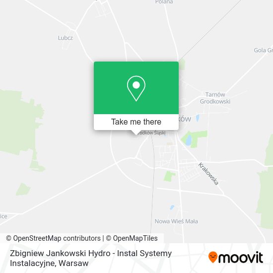 Карта Zbigniew Jankowski Hydro - Instal Systemy Instalacyjne