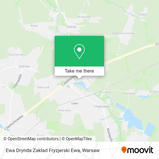 Ewa Drynda Zakład Fryzjerski Ewa map