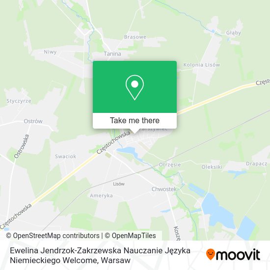 Ewelina Jendrzok-Zakrzewska Nauczanie Języka Niemieckiego Welcome map