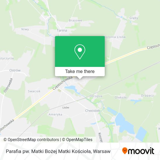 Parafia pw. Matki Bożej Matki Kościoła map