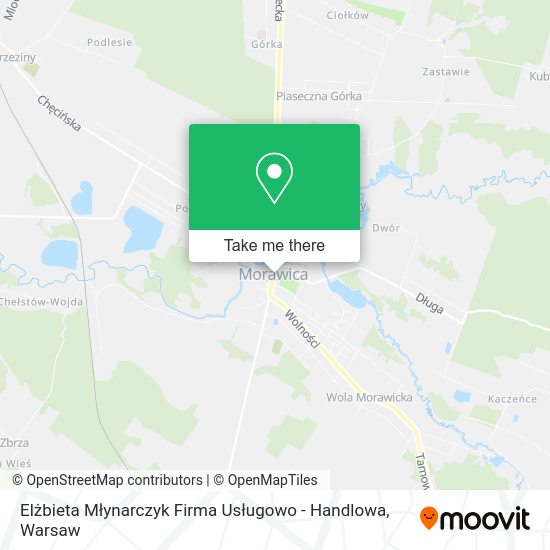 Elżbieta Młynarczyk Firma Usługowo - Handlowa map