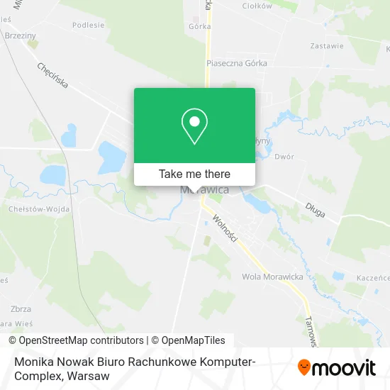 Карта Monika Nowak Biuro Rachunkowe Komputer-Complex