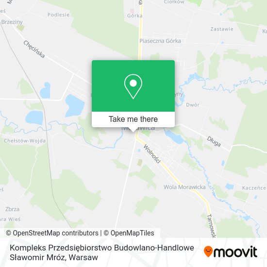 Kompleks Przedsiębiorstwo Budowlano-Handlowe Sławomir Mróz map