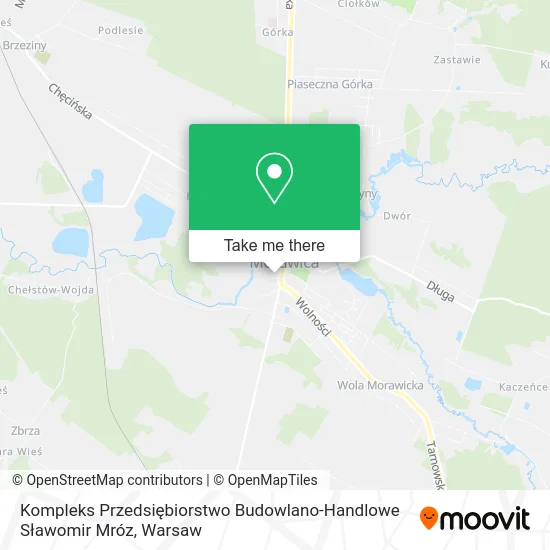 Карта Kompleks Przedsiębiorstwo Budowlano-Handlowe Sławomir Mróz