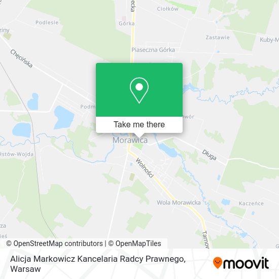 Alicja Markowicz Kancelaria Radcy Prawnego map