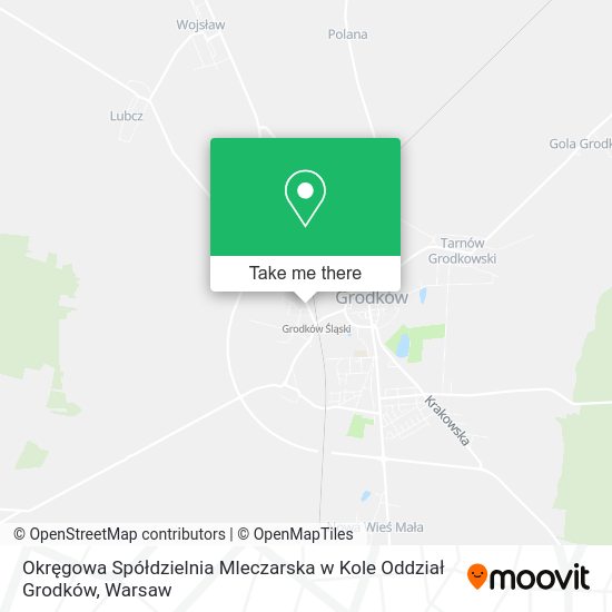 Okręgowa Spółdzielnia Mleczarska w Kole Oddział Grodków map