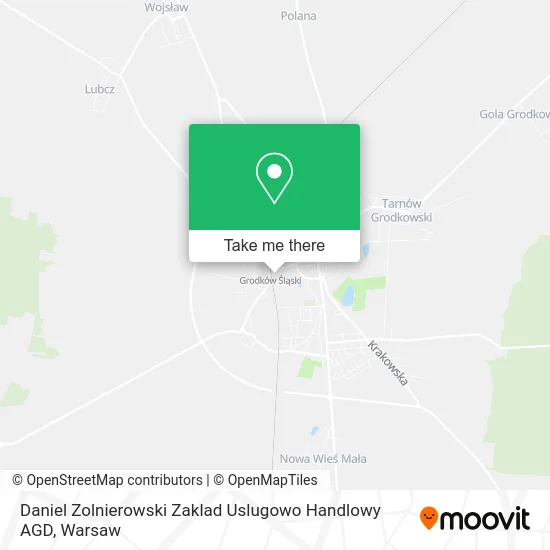 Карта Daniel Zolnierowski Zaklad Uslugowo Handlowy AGD