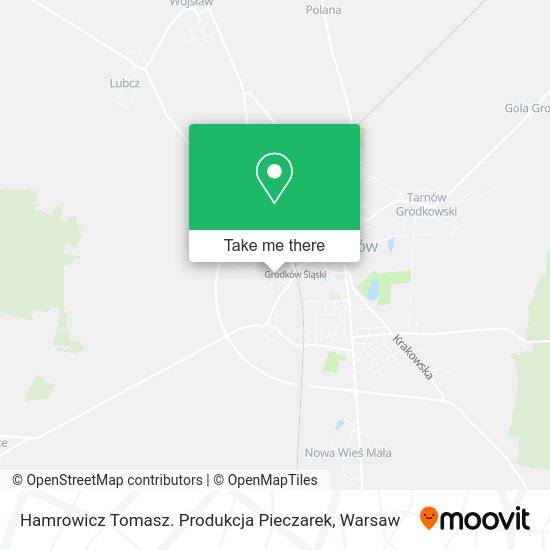 Hamrowicz Tomasz. Produkcja Pieczarek map