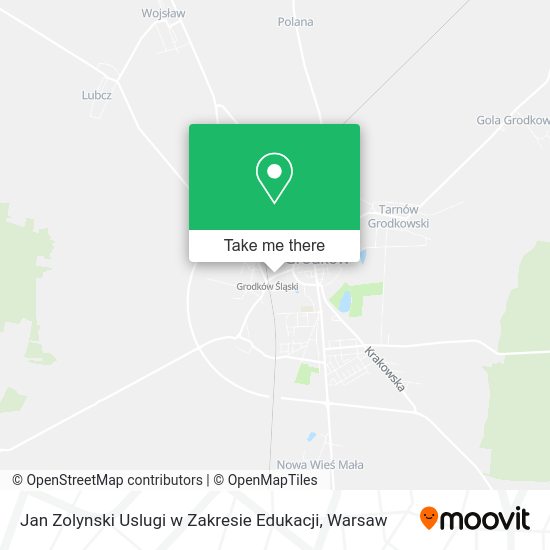 Jan Zolynski Uslugi w Zakresie Edukacji map