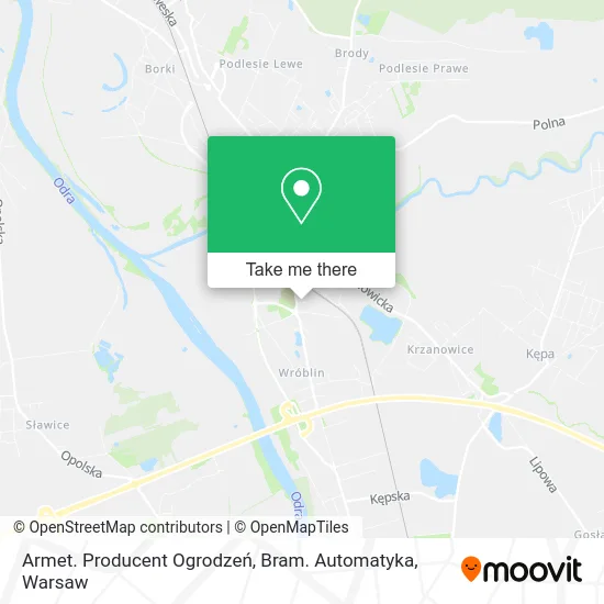 Armet. Producent Ogrodzeń, Bram. Automatyka map