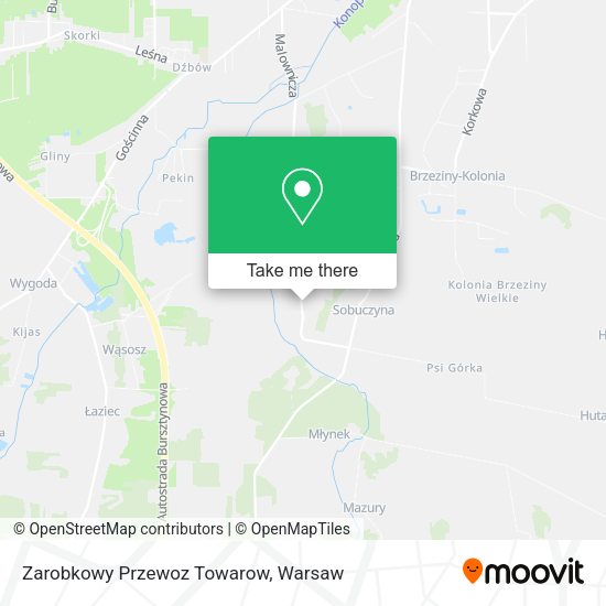 Zarobkowy Przewoz Towarow map