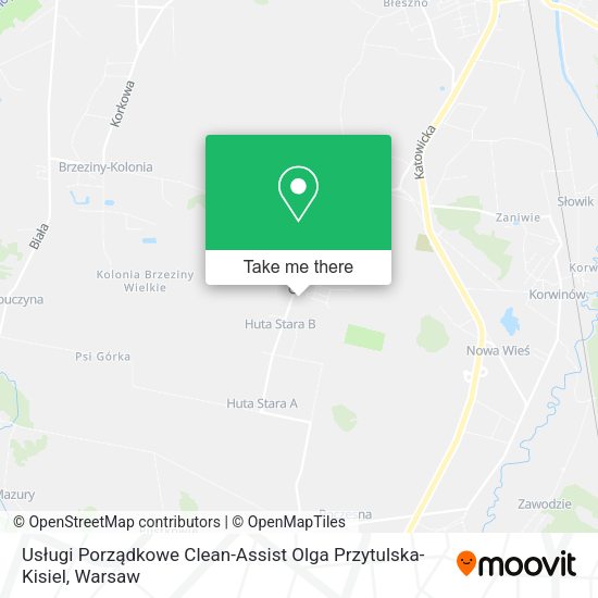 Usługi Porządkowe Clean-Assist Olga Przytulska-Kisiel map