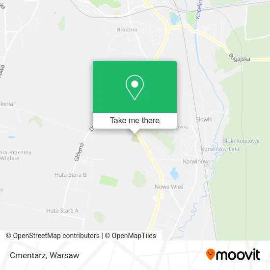 Cmentarz map