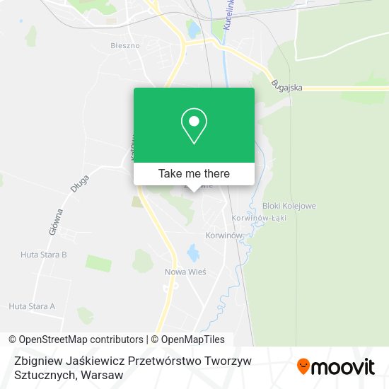 Zbigniew Jaśkiewicz Przetwórstwo Tworzyw Sztucznych map