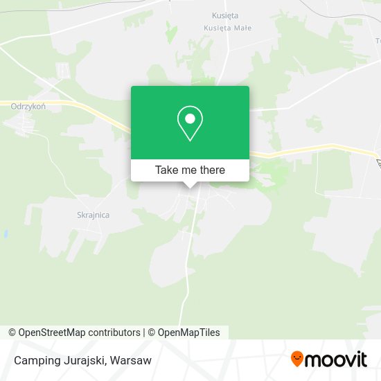 Camping Jurajski map