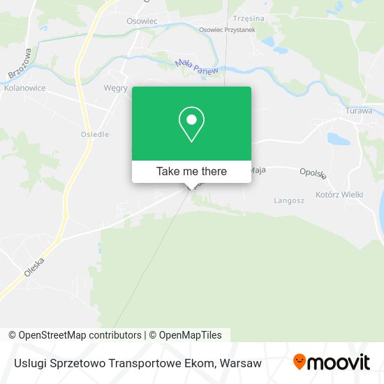 Uslugi Sprzetowo Transportowe Ekom map