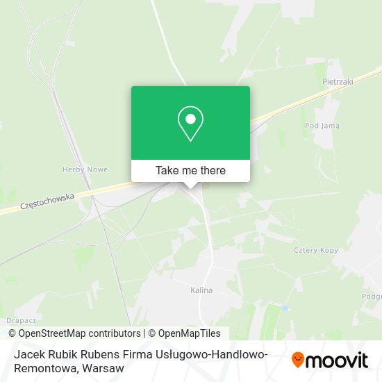 Jacek Rubik Rubens Firma Usługowo-Handlowo-Remontowa map