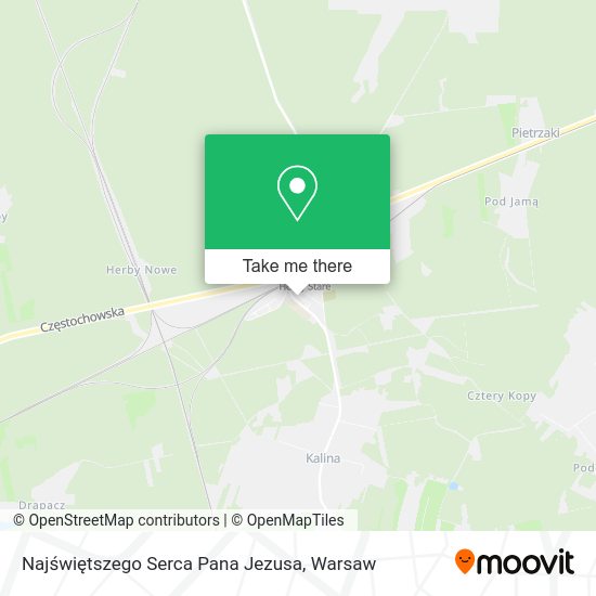 Najświętszego Serca Pana Jezusa map