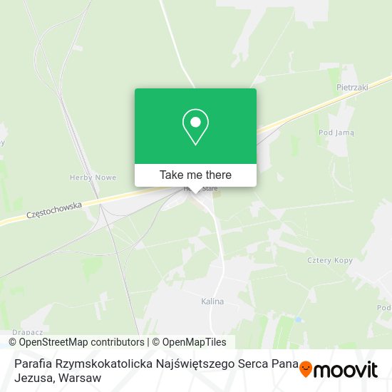 Parafia Rzymskokatolicka Najświętszego Serca Pana Jezusa map