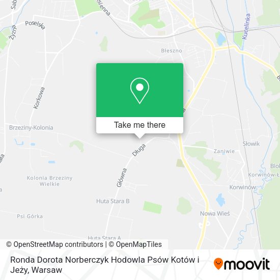 Ronda Dorota Norberczyk Hodowla Psów Kotów i Jeży map