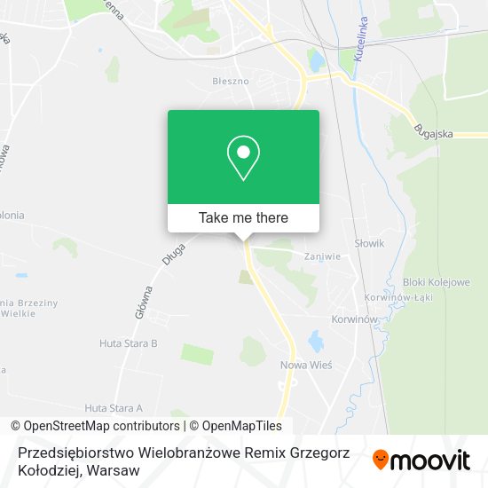 Przedsiębiorstwo Wielobranżowe Remix Grzegorz Kołodziej map