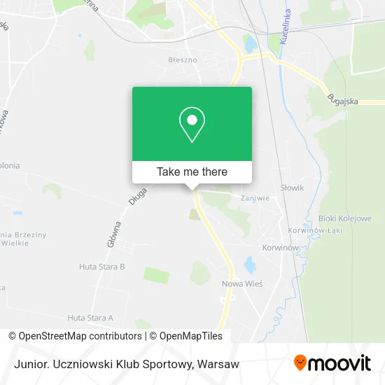 Junior. Uczniowski Klub Sportowy map