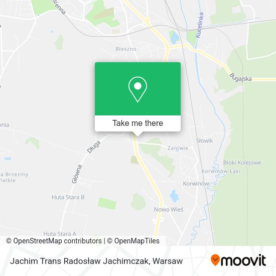 Jachim Trans Radosław Jachimczak map