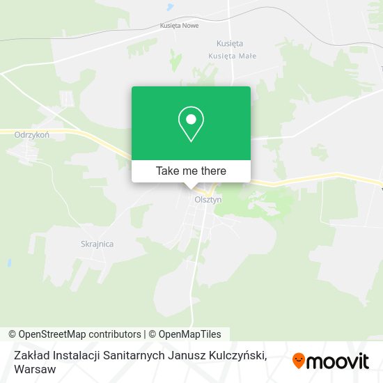 Zakład Instalacji Sanitarnych Janusz Kulczyński map