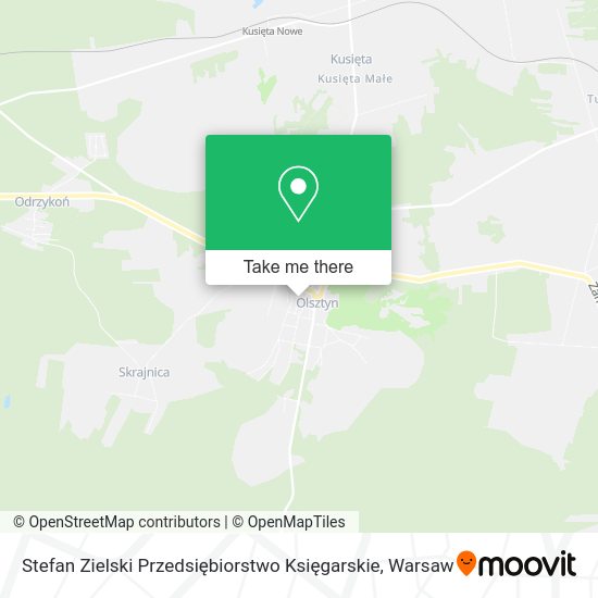 Stefan Zielski Przedsiębiorstwo Księgarskie map