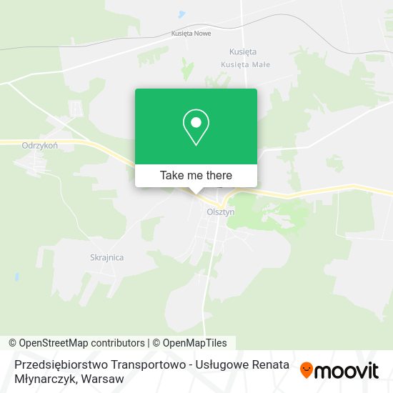 Przedsiębiorstwo Transportowo - Usługowe Renata Młynarczyk map