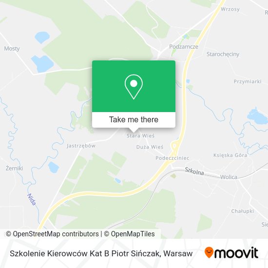 Szkolenie Kierowców Kat B Piotr Sińczak map