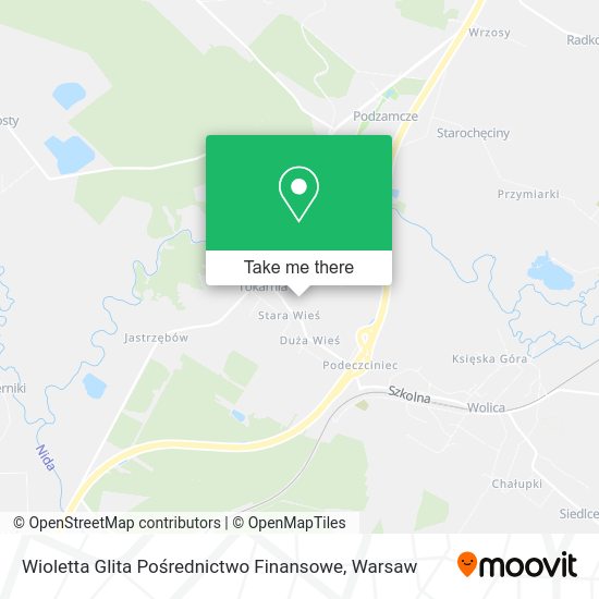 Wioletta Glita Pośrednictwo Finansowe map