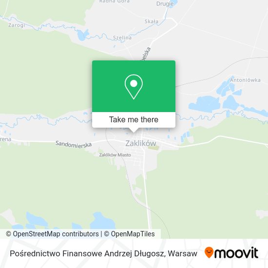 Pośrednictwo Finansowe Andrzej Długosz map