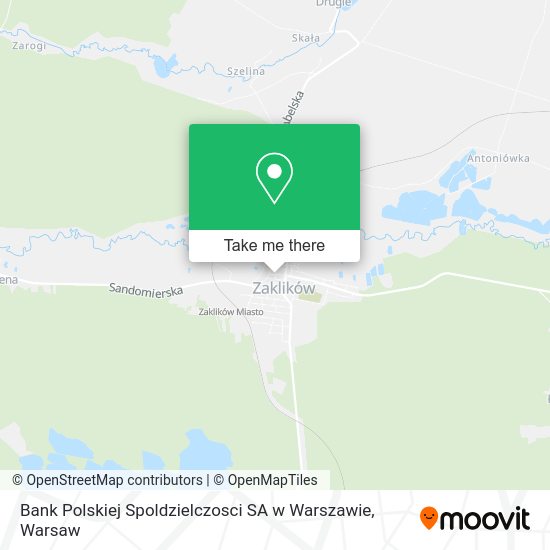 Bank Polskiej Spoldzielczosci SA w Warszawie map