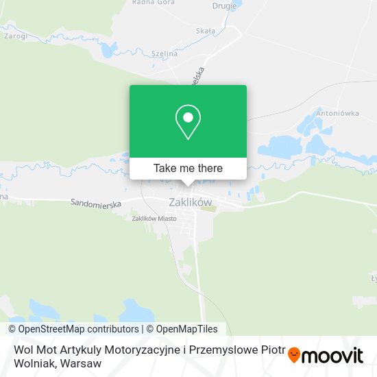 Wol Mot Artykuly Motoryzacyjne i Przemyslowe Piotr Wolniak map