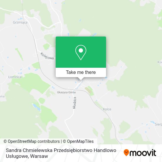 Sandra Chmielewska Przedsiębiorstwo Handlowo Usługowe map