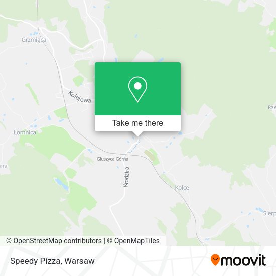 Speedy Pizza map