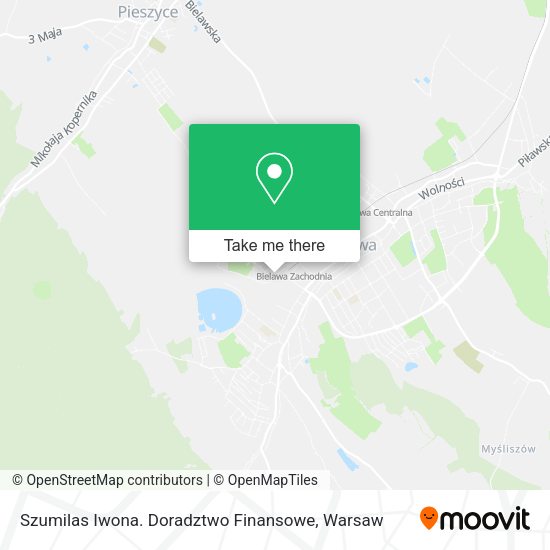 Szumilas Iwona. Doradztwo Finansowe map