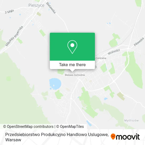 Карта Przedsiebiorstwo Produkcyjno Handlowo Uslugowe