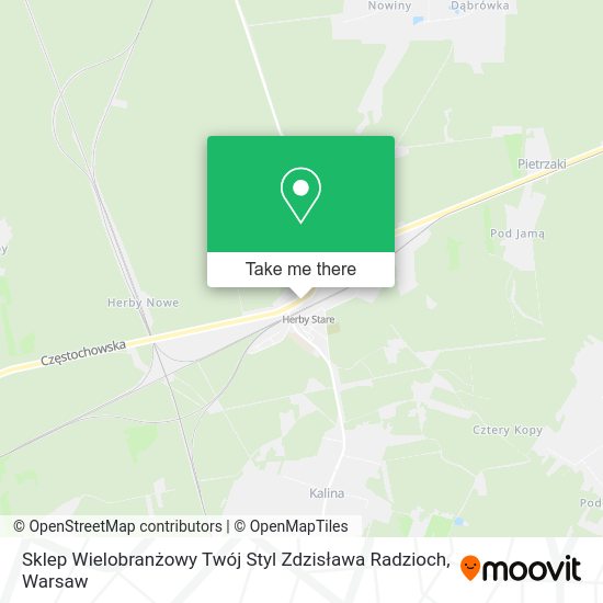 Sklep Wielobranżowy Twój Styl Zdzisława Radzioch map