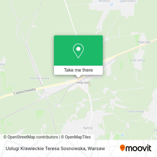 Usługi Krawieckie Teresa Sosnowska map