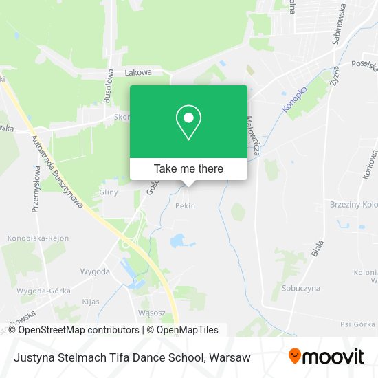 Justyna Stelmach Tifa Dance School map