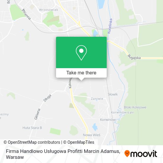 Firma Handlowo Usługowa Profitti Marcin Adamus map