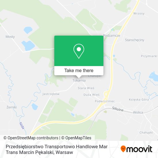 Przedsiębiorstwo Transportowo Handlowe Mar Trans Marcin Pękalski map